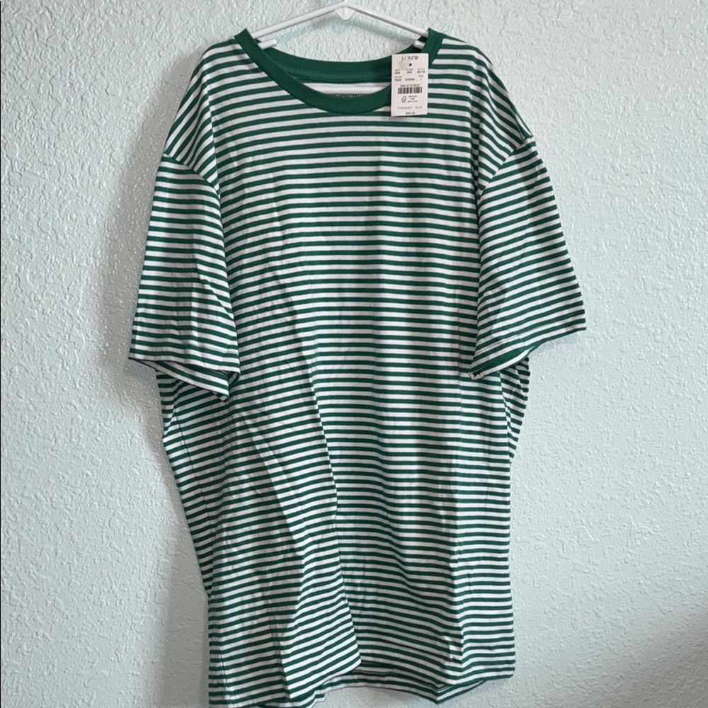J crew super soft striped Men's Shirt